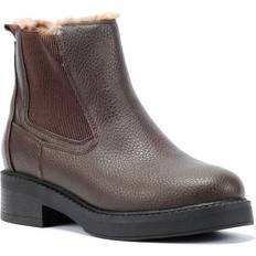 Kunstleder Chelsea Boots Malibu Vera Cozy Damenstiefel Aus Kunstleder - Braun