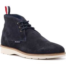 Blå - Herre Ørkenstøvler Ben Sherman Hampton Suede Men's Boots - Navy