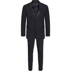 Ajustado Trajes Jack & Jones Franco Blazer Mit Hose Schwarz