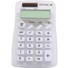 Genie ValueX 8 Digit Pocket Calculator Clear 12598