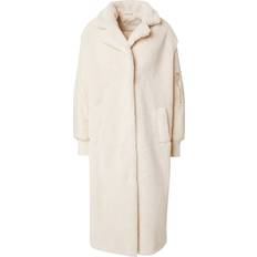 Blanc Manteaux Liu Jo Mantel Teddy-Mix - Offwhite