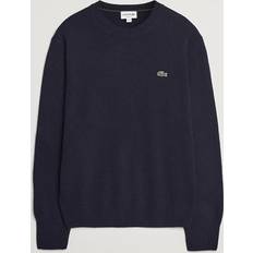 Lacoste Ull Kläder Lacoste Carded Wool Crew Neck - Navy