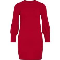 Abito di maglia - Rosso Vestiti Vila Petite Strickkleid