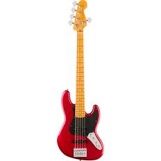 Elektrische Gitaren Fender American Ultra II Jazz Bass V, Maple Fingerboard, Sinister Red