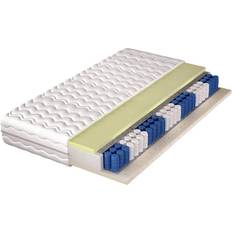 120 cm - Hvid Boxmadrasser Jaclyn Cosmetics Jaclyn Fjedermadras 120x200 cm Hvid Boxmadras