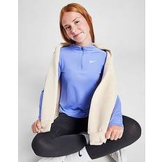 XS Svedundertøj Nike Dri-FIT Long Sleeve 1/2 Zip Top - Blå