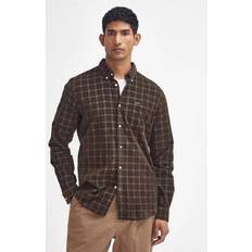 Barbour Brown Tops Barbour Harthill Checked Long Sleeved Shirt - Brown