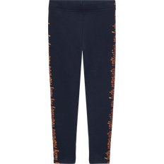 Basisschicht s.Oliver Leggings Aus Thermofleece Mit Glitzer-Print - Blau