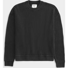 Hollister Boxy Crew Sweater - Black