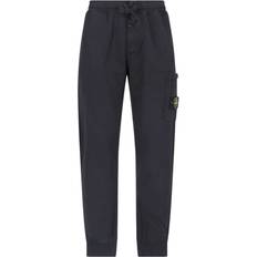 Stone Island Uomo Pantaloni & Shorts Stone Island Cotton Fleece - Black