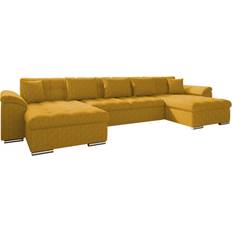 Kinzer Dobbeldivan 5-Seter Gul U Sofa 3 personers