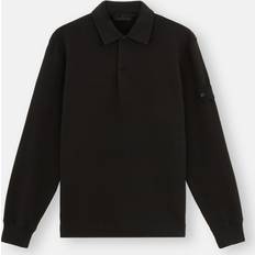 Stone Island Men Shirts Stone Island Logo Patch Polo - Black