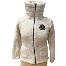 Fleecejacken Peak Mountain Fleecejacke Für Mädchen - Blanc