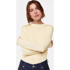 Woman - Yellow Tops Whistles Wool Blend Crew Neck Jumper - Yellow