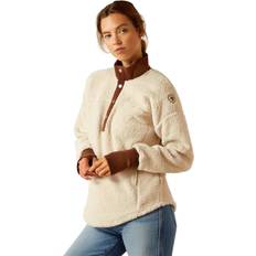 Clothing Ariat Women's Doyen Sweatshirt Natural Soft Silt - Multicolor