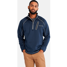 Outerwear Timberland Pro Reaxion Quarter-Zip Fleece Jacket - Navy Heather