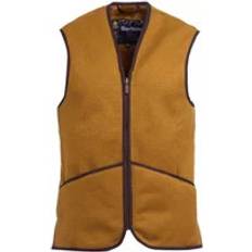 Barbour Warm Pile Zip-In Liner Waistcoat - Brown