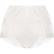 Dolce & Gabbana Panties Dolce & Gabbana High-Waisted Lace-Detail Satin Briefs White