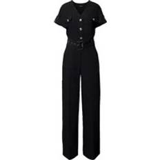 Guess Jumpsuits & Overaller Guess Black Jumpsuit With Belt - Black