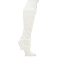 White - Women Arm & Leg Warmers Steve Madden Ribbed Legwarmers - White