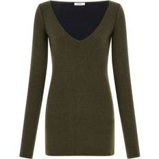 Ferragamo Knitted Dresses Ferragamo Virgin Wool-Blend Knitted Dress - Green