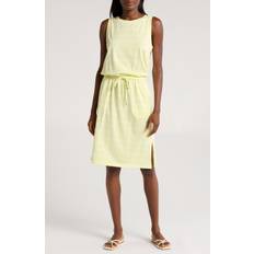 Dresses C&C California Ira Sleeveless Cotton Belt Dress - Green Stripe