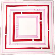 Ferragamo Pink Accessories Ferragamo Bow Print Silk Scarf