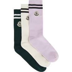 Moncler Underwear Moncler Logo Cotton-blend Socks - Multicoloured