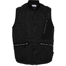 Vests Stone Island Stella Quilted Padded Gilet - Black