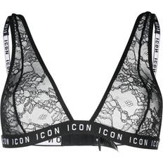 DSquared2 Women Underwear DSquared2 Icon Lace Triangle Bra - Black