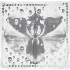 Accessories Alexander McQueen Orchid Classic Skull Scarf - Black