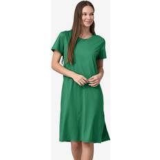 Patagonia Dam Klänningar Patagonia Regenerative Organic Certified Cotton T-Shirt Dress - Green