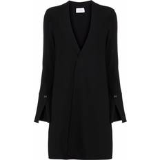 Ferragamo Women Outerwear Ferragamo Concealed Front Coat - Black