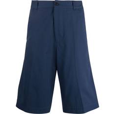 Kenzo Men Shorts Kenzo Long Cotton Shorts - Blue