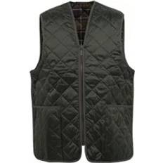 Men - XXXS Vests Barbour Quilted Nylon Vest with Zipper Closure - Green