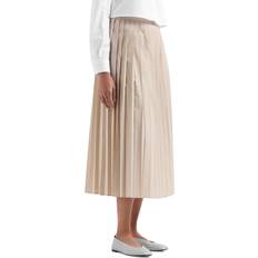 Emporio Armani Beige Skirts Emporio Armani Pleated Midi Skirt - Beige