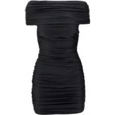 Coperni Pleated Sheath Dress - Black