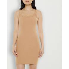 Forever 21 Women Dresses Forever 21 Sleeveless Bodycon Dress - Brown