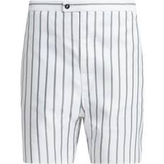 Ferragamo Shorts Ferragamo Striped Bermuda Shorts - White