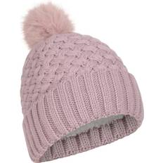 Faux Fur Beanies Mountain warehouse Lisbon Pom Pom Borg Lined Beanie - Purple