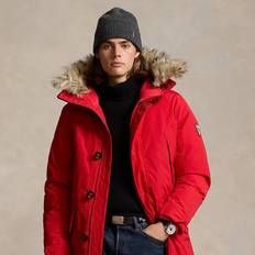 Polo Ralph Lauren Coats Polo Ralph Lauren Faux-Fur Trim Down Hooded Coat - Red