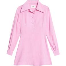 Ami Paris Dam Klänningar Ami Paris Flared Mini Dress - Silk/Viscose