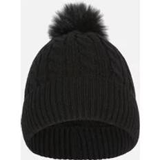 Fuskpäls Mössor Mountain warehouse Pom Pom Faux Fur Lined Beanie - Black