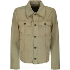 Gröna - Jeansjackor Diesel De-Bonny Denimjacka - Beige