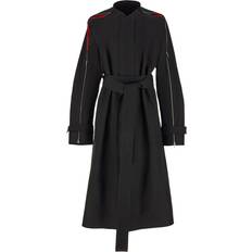 Ferragamo Women Outerwear Ferragamo Zip Detail Cotton Belted Trench Coat