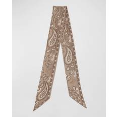 Beige Scarfs GOLDEN GOOSE Silk Twill Scarf - Taupe