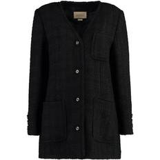 Gucci Women Jackets Gucci Classic Black Tweed Jacket - Black