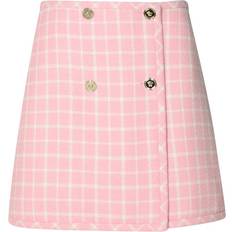 Versace Skirts Versace Check-Pattern Skirt - Pink