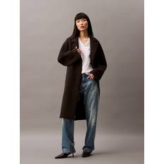 Calvin Klein Women Coats Calvin Klein Scuba Coat - Black