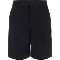 Gucci Men Shorts Gucci GG Canvas Shorts - Black